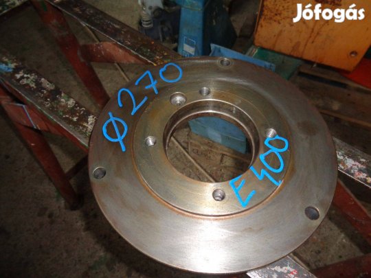 Tokmánytárcsa E400 EU400 eszterga 270 menesztőtárcsa tokmány hátlap