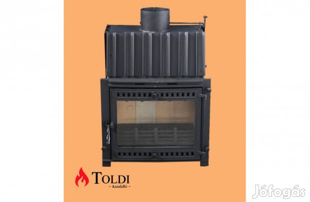 Toldi TB20 beépíthető, vízteres kandalló kazán, 3 év garanciával