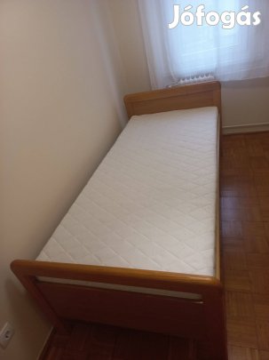 Tölgy ágykeret ágyráccsal és Jysk Dreamzone matraccal