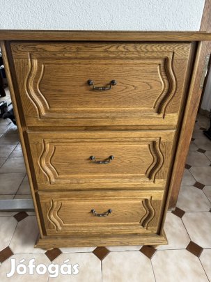 Tölgy cipős szekrény 