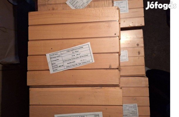 Tölgy csaphornyos parketta új, eredeti gyártói csomagolásban eladó