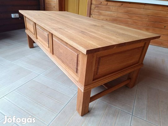Tölgy dohányzó asztal