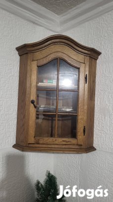 Tőlgyfa sarok szekrény