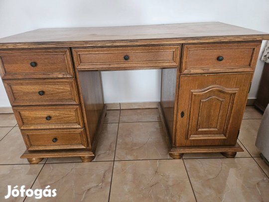 Tölgyfa íróasztal