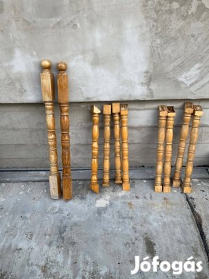 Tölgyfa korlátoszlopok eladók