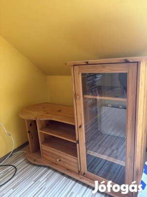 Tölgyfa tv-álvány 