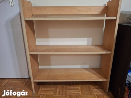 Tölgyszínű stabil polc eladó