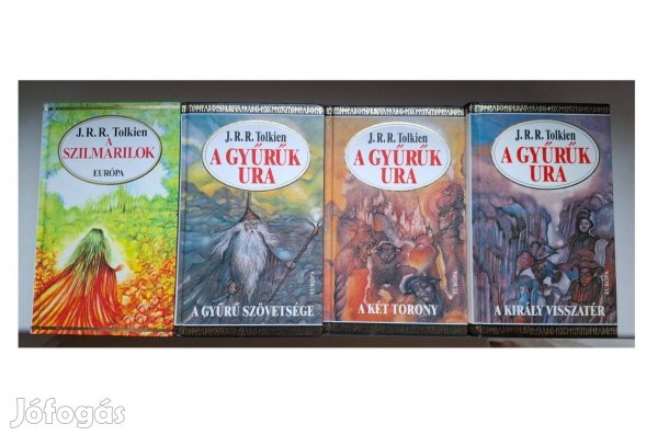 Tolkien: A Szilmarilok, A Gyűrűk Ura I., II., III. (Európa)