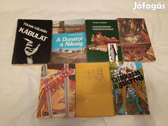 Tolnai Kálmán könyvcsomag / 7 db könyv