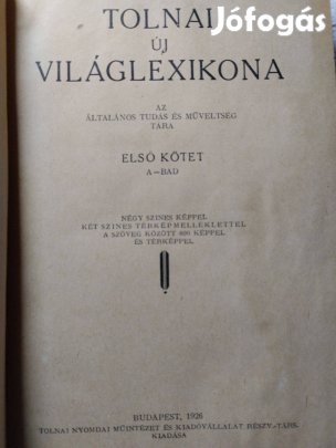 Tolnai új Világlexikon sorozat (1926-tól) 18 kötet