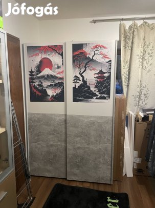 Tolóajtós ruha szekrény eladó