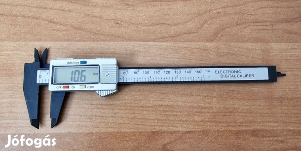 Tolómérő 150 mm-es elektronikus digitális szénszálas