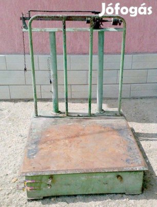 Tolósúlyos vasmázsa 100kg-os méréshatár, termény kiméréshez, gazdaság