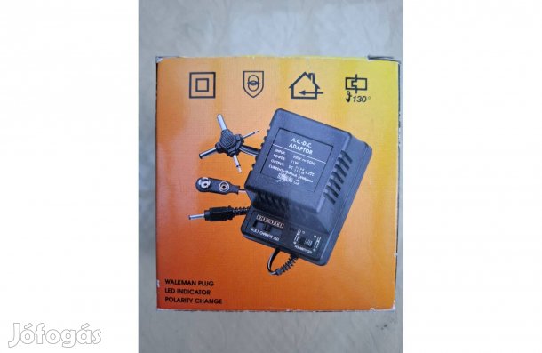 Töltő adapter, több csatlakozóval (univerzális)