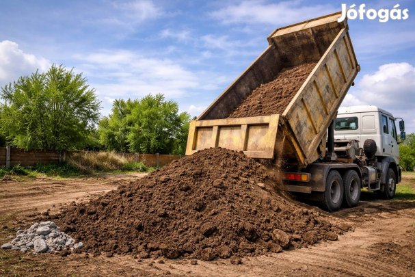 Töltőföld ingyen lerakható telek feltöltéshez