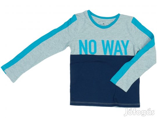 Tom Tailor Új (címkés) Fiú Hosszú ujjú felső (Méret: 122)