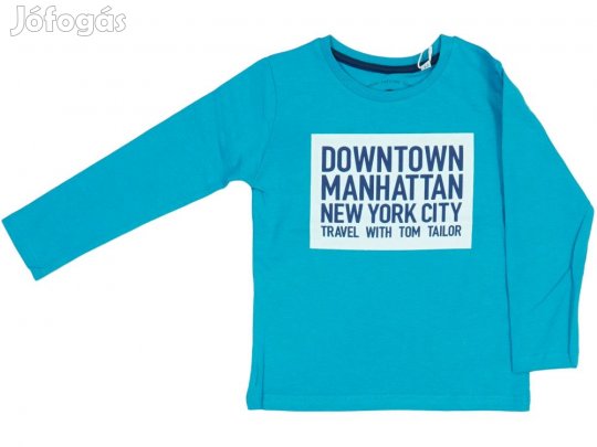 Tom Tailor Új (címkés) Fiú Hosszú ujjú felső (Méret: 98)