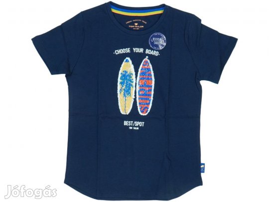 Tom Tailor Új (címkés) Fiú Póló (Méret: 122)