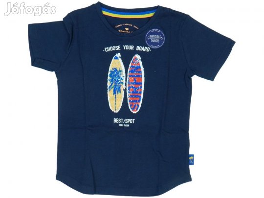 Tom Tailor Új (címkés) Fiú Póló (Méret: 98)