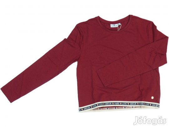 Tom Tailor Új (címkés) Lány Hosszú ujjú felső (Méret: 164)