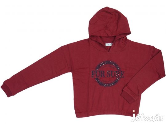 Tom Tailor Új (címkés) Lány Kapucnis pulóver (Méret: 176)