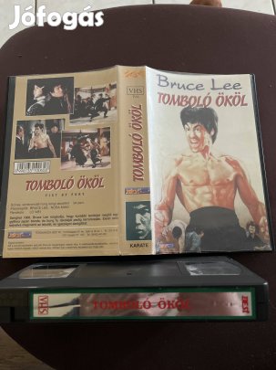 Tomboló ököl vhs kistok akció Bruce Lee