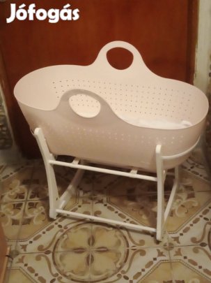 Tommee Tippee 5619WE mózeskosár ringató állvánnyal 18000ft óbuda rózsa