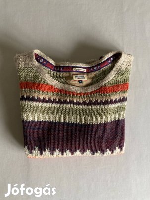 Tommy Hilfiger Denim női kötött 3/4-es ujjú pulóver, S-es