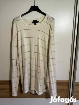 Tommy Hilfiger Stretch Slim Fit,Fehér-Beige csíkos,Férfi felső eladó