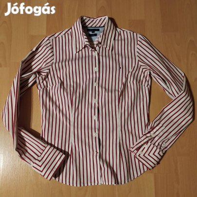 Tommy Hilfiger csíkos rugalmas csinos női ing S