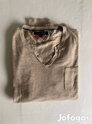 Tommy Hilfiger férfi hosszú ujjú póló, XXL-es