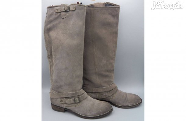 Tommy Hilfiger hosszúszárú velúrbőr csizma, 39 / 40 -es