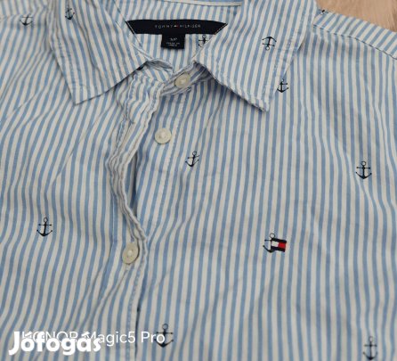 Tommy Hilfiger pamut rövidujjú női ing S