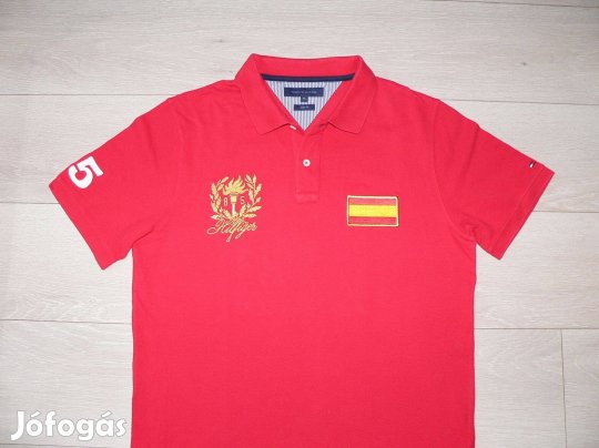 Tommy Hilfiger rövid ujjú galléros póló (L)