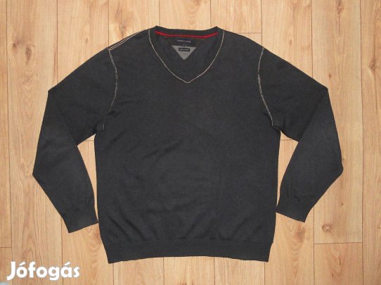Tommy Hilfiger sötétszürke pulóver (L-es)