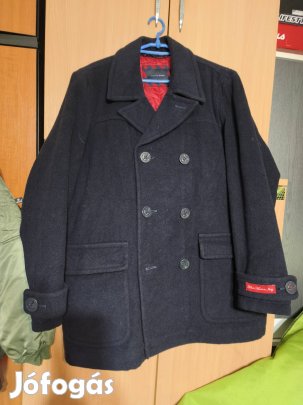 Tommy Hilfiger tengeresz posztó kabát XL.