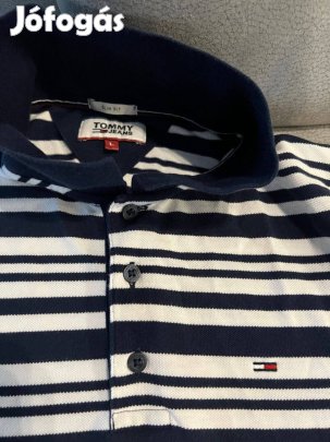 Tommy Jeans L galléros póló slim fit