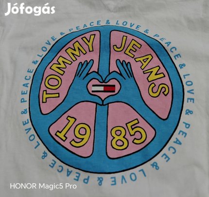 Tommy Jeans fehér pamut női felső