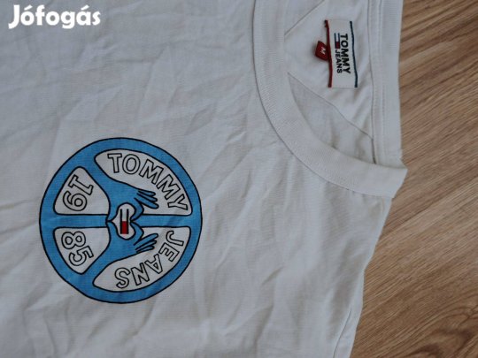 Tommy Jeans fehér pamut női póló