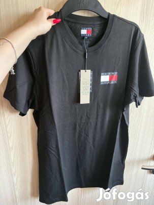 Tommy Jeans fekete férfi póló M Új!