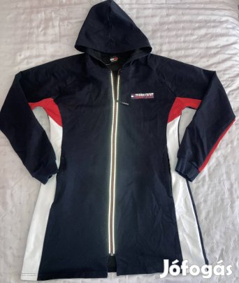 Tommy Sport Tommy Hilfiger női L hosszított cipzáros kapucnis pulóver
