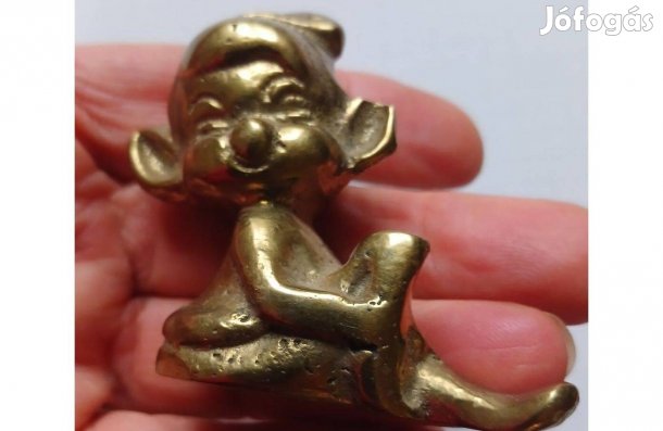 Tömör Réz Vintage Figura manó