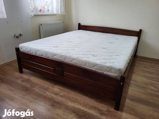 Tömör borovi fenyőből készült új gyártású ágy eladó