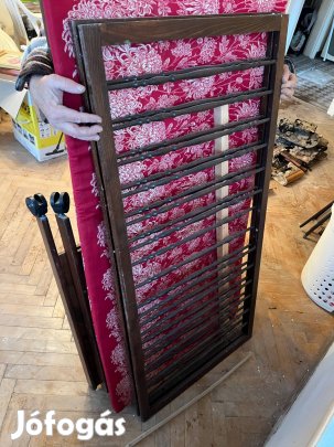 Tömör fa babaágy, kiságy