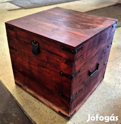 Tömör fa láda 40x40x40