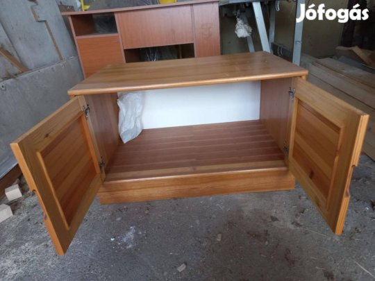 Tömör fenyő kisszekrény / komód (80x52x49 cm) Szeged