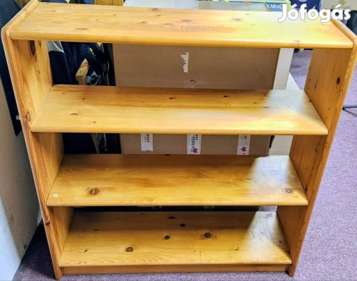 Tömör fenyőfa könyvespolc eladó 
