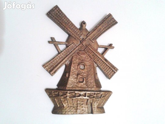 Tömör réz fali kép malmot ábrázol 14x10 cm 1500,-Ft