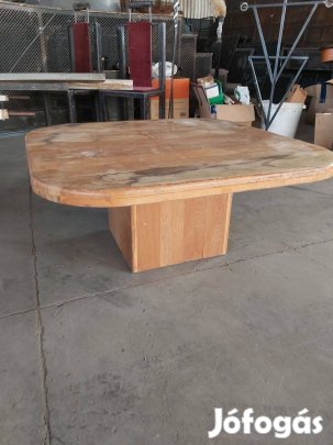 Tömör tölgy asztal 120x120x55