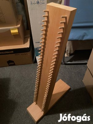 Tömör tölgyfa DVD tartó állvány, CD tartó állvány